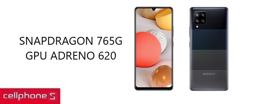 Hiệu năng mạnh mẽ với Snapdragon 765G và GPU Adreno 620