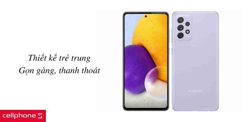 Đánh giá thiết kế điện thoại Samsung Galaxy A74