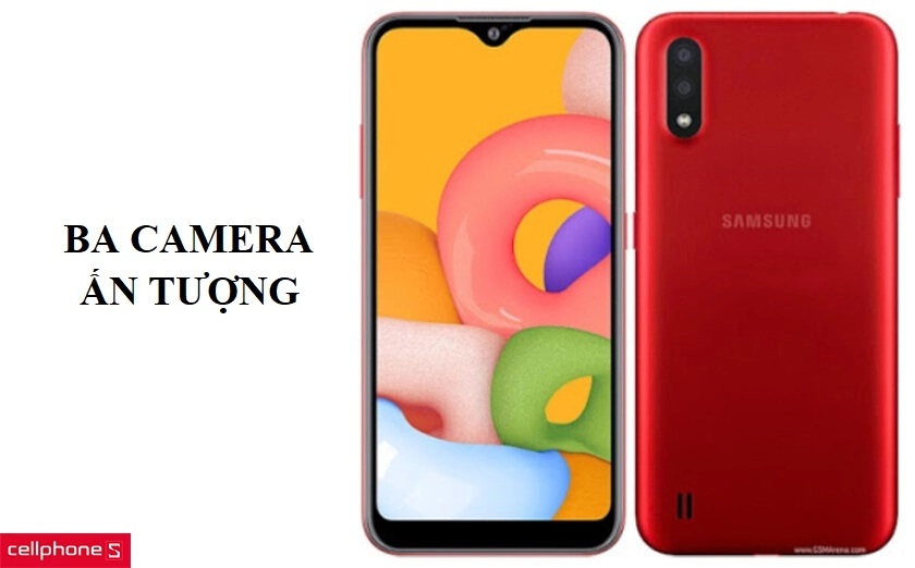 Hệ thống ba camera ấn tượng