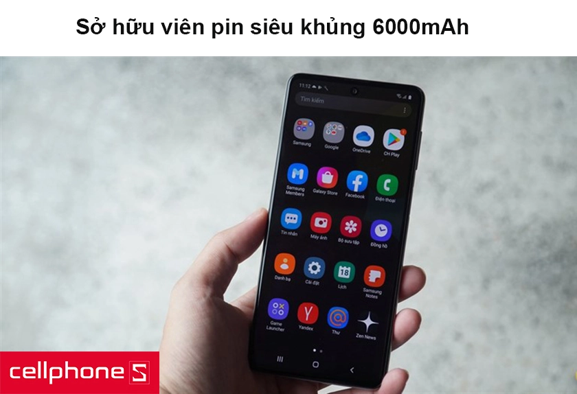 Sở hữu viên pin siêu khủng 6000mAh