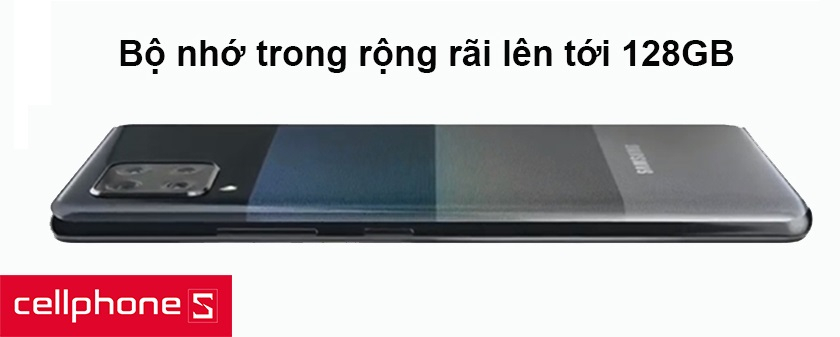 Bộ nhớ trong rộng rãi lên tới 128GB