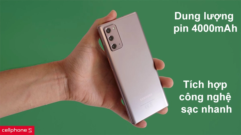 Note 21 pin dung lượng cao 4000mAh, sạc nhanh & sạc không dây