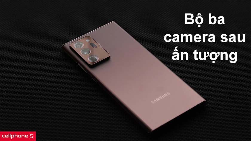 Bộ ba camera sau ấn tượng