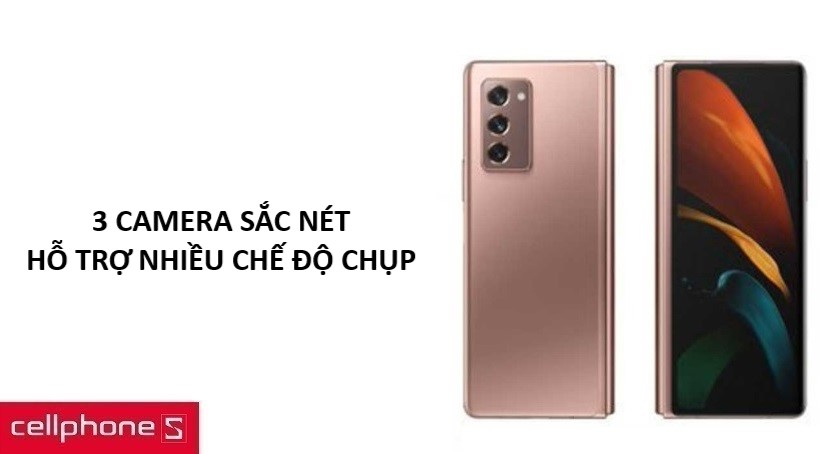 Cụm 3 camera sắc nét, hỗ trợ nhiều chế độ chụp ảnh