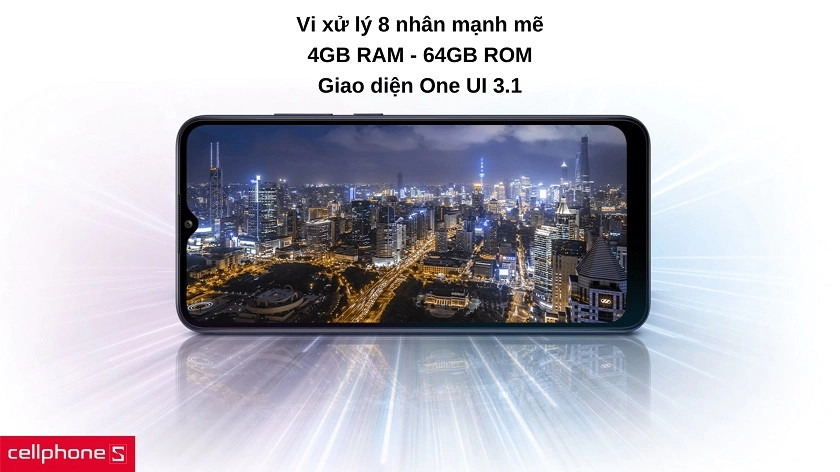 Vi xử lý mạnh mẽ, cảm biến vân tay tiện dụng