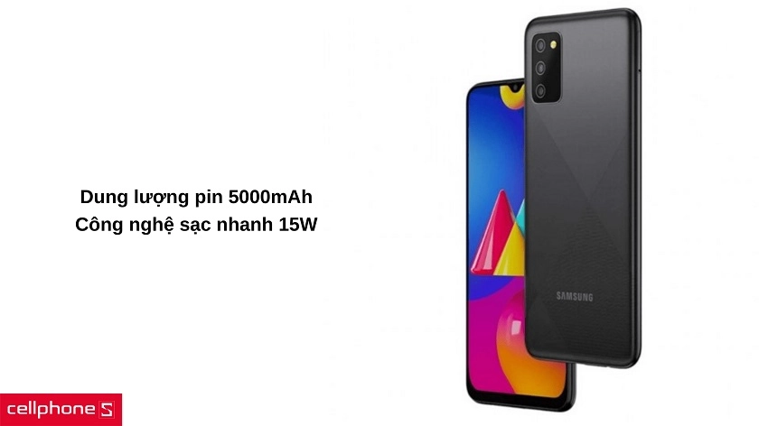 Giải trí dài lâu với pin 5000mAh