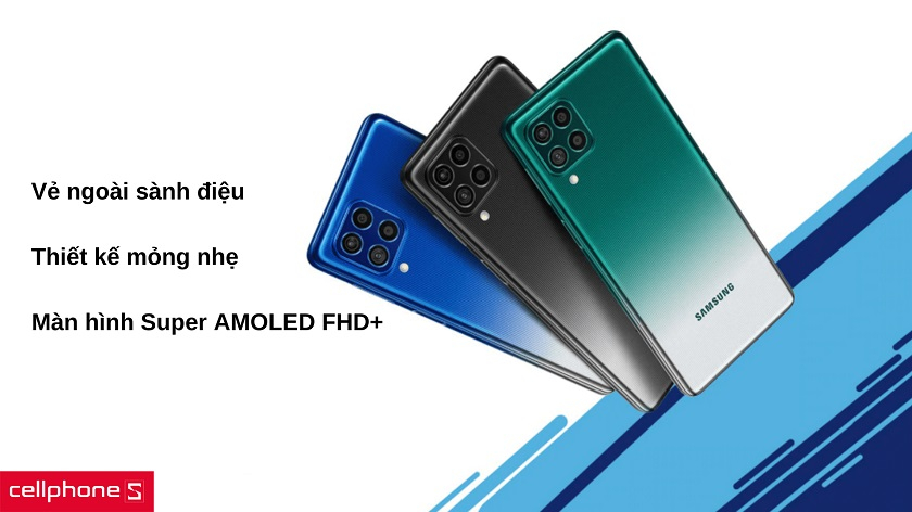 Thiết kế mỏng nhẹ cùng màn hình Super AMOLED FHD+