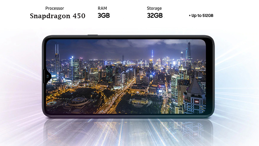 Cấu hình tốt trong tầm giá với con chip Exynos 7884 8 nhân