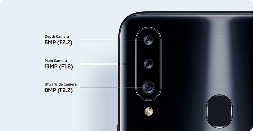 Camera kép 13MP + 5MP giúp lưu giữ mọi khoảnh khắc