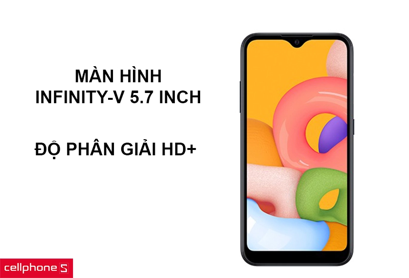 Thiết kế nguyên khối cứng cáp, màn hình 5.7 Infinity-V sắc nét