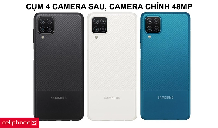 Cụm 4 camera sau, camera chính 48MP
