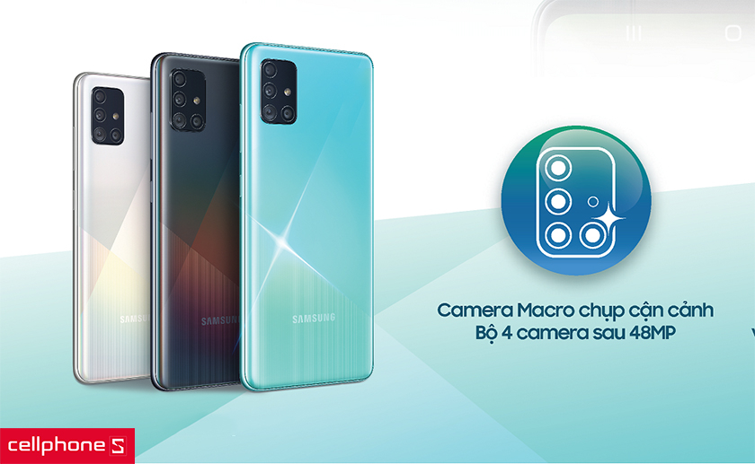 Hệ thống 4 camera với camera chính 48MP và camera selfie 32MP ghi lại mọi khoảnh khắc