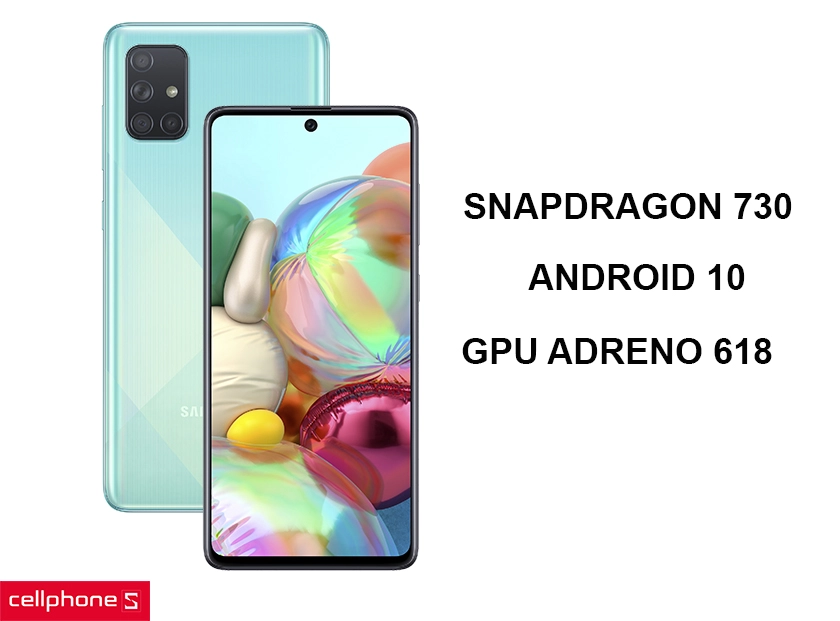 Chip snapdragon 730 cho hiệu năng sử dụng tốt