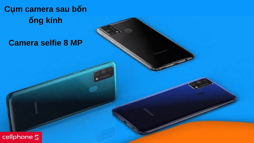 Cụm camera bốn ống kính chụp góc siêu rộng ấn tượng