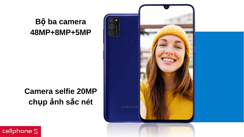 Thỏa sức chụp ảnh với bộ ba camera 48MP và camera selfie 20MP