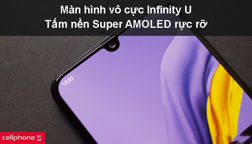 Màn hình vô cực Infinity-U, tấm nền Super AMOLED rực rỡ, kính cường lực Gorrila Glass 3