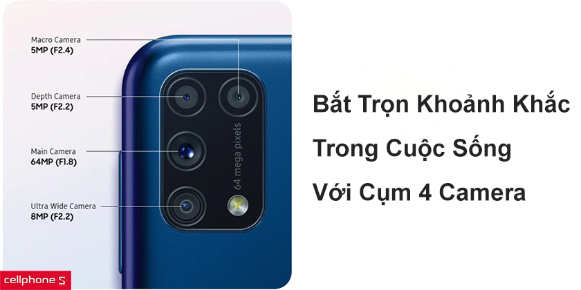 Bắt trọn khoảnh khắc trong cuộc sống với cụm 4 camera mạnh mẽ