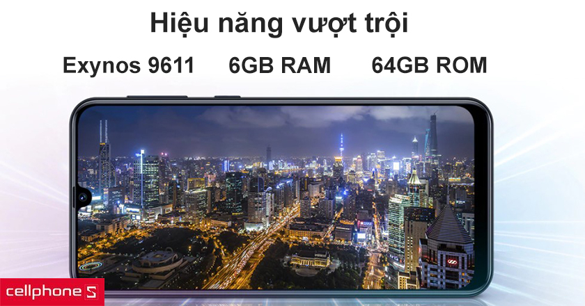 Vi xử lý Exynos 9611 cho hiệu năng vượt trội