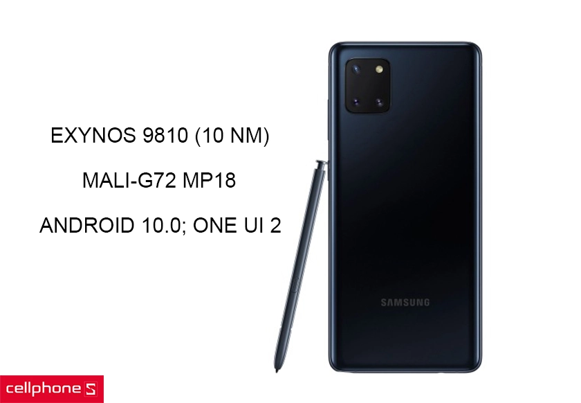 Vi xử lý Exynos 9810 cùng 6GB RAM giúp vận hành mượt mà