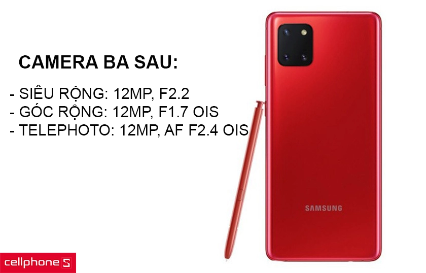 3 camera sau cho khả năng chụp ảnh tốt