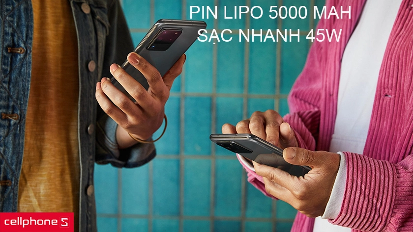 Dung lượng pin được nâng cấp đáng kể 4.500mAh