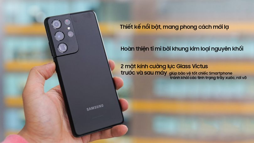 Thiết kế màn hình Samsung Galaxy S21 đa nhiệm