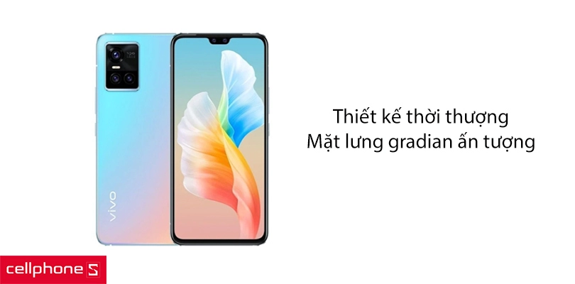 Thiết kế thời thượng, mặt lưng hiệu ứng gradian ấn tượng