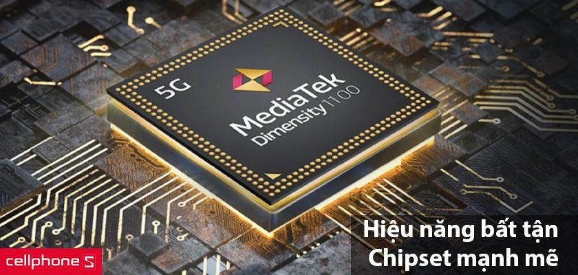Hiệu năng bất tận với con chip mạnh mẽ