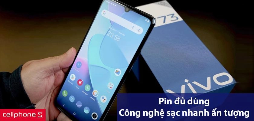 Pin đủ dùng, công nghệ sạc nhanh ấn tượng