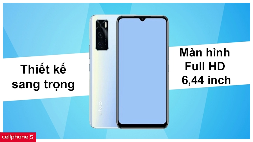 Thiết kế sang trọng, màn hình Full HD 6,44 inch