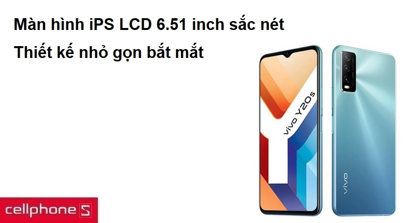 Thiết kế nhỏ gọn tinh tế, màn hình iPS LCD 6.51 inch sắc nét