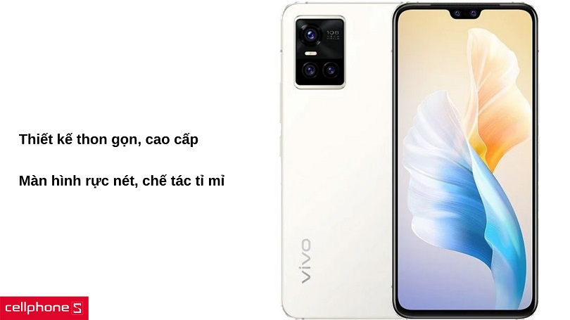 Thiết kế thon gọn cao cấp, màn hình cong tỉ mỉ