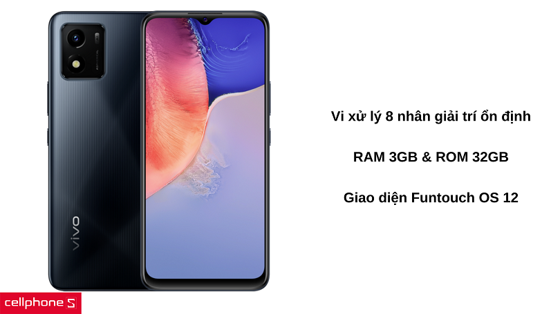 Đánh giá hiệu năng điện thoại Vivo Y02s: Hiệu năng giải trí ổn định kèm RAM 3 GB và bộ nhớ 32 GB