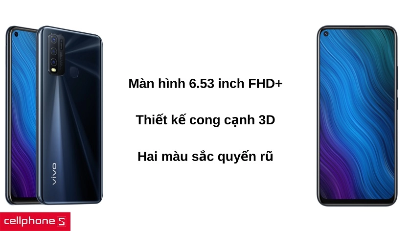 Màn hình 6.53 inch thiết kế "Ultra O" thời thượng