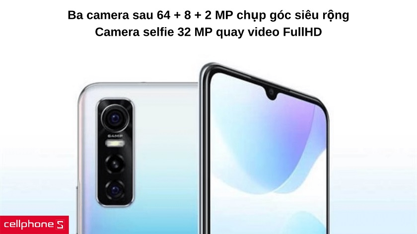 Ba camera sau 64 MP với tính năng góc siêu rộng thỏa sức sáng tạo ảnh chụp