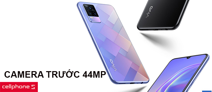 Camera trước sắc nét với độ phân giải 44MP