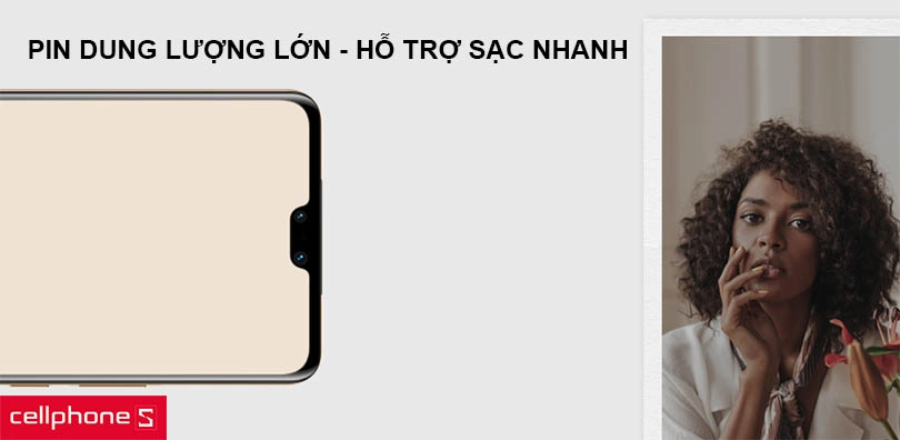 Pin 4050 mAh, hỗ trợ sạc nhanh siêu tốc