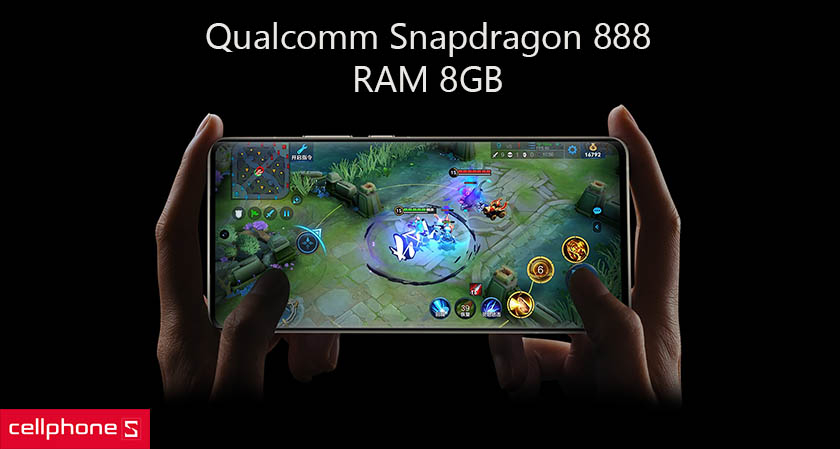 Hiệu năng vượt trội với vi xử lý Qualcomm Snapdragon 888