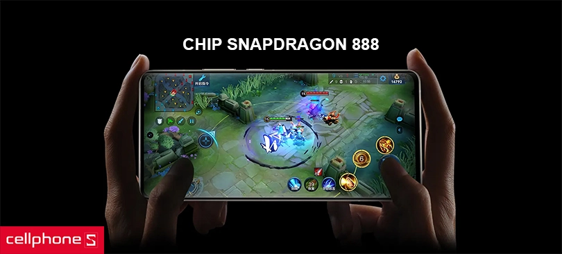 Sức mạnh đến từ con chip Snapdragon 888