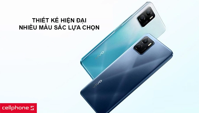 Thiết kế hiện đại với cụm camera kép, nhiều màu sắc lựa chọn