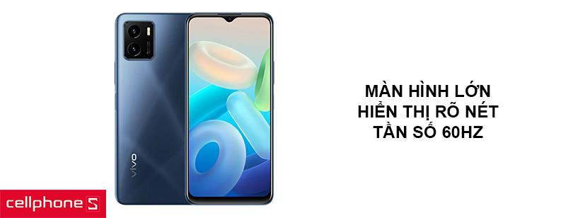 Màn hình lớn, hiển thị rõ nét với tần số 60Hz