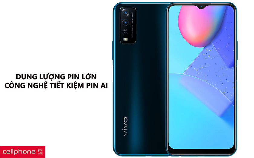 Dung lượng pin lớn cùng công nghệ tiết kiệm pin AI