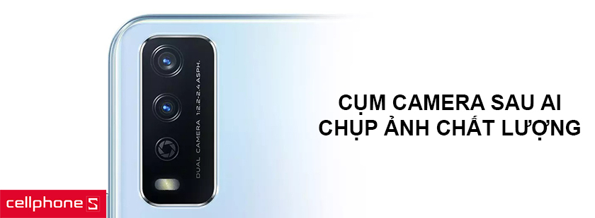 Cụm camera sau AI kép, chụp ảnh chất lượng