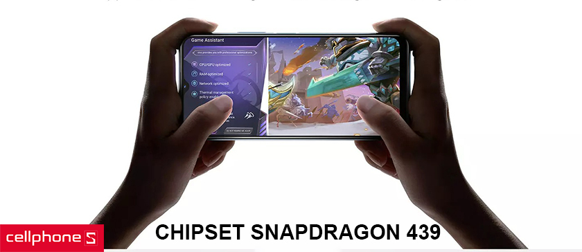 Hiệu năng ổn định trong tầm giá với chipset Snapdragon 439