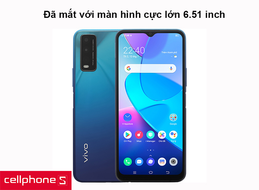 Đã mắt với màn hình cực lớn 6.51 inch