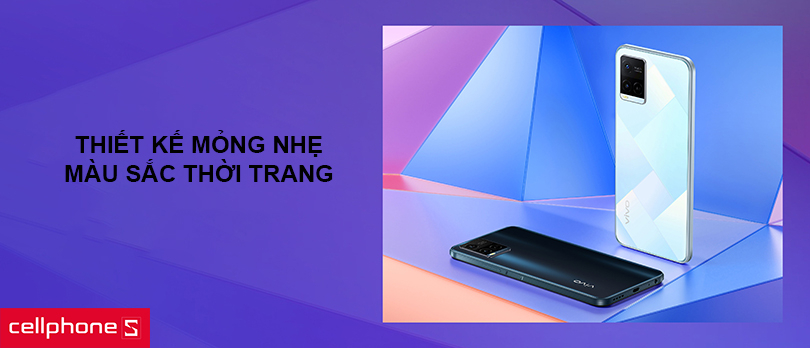 Thiết kế mỏng nhẹ sang trọng, màu sắc thời trang