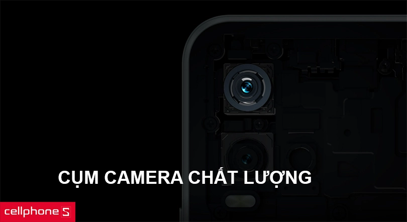 Cụm camera chất lượng, hỗ trợ AI mang lại hình ảnh vượt trội