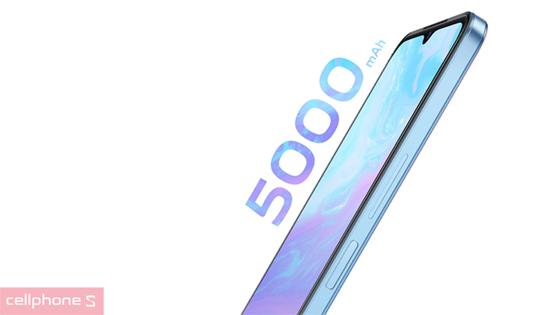 Thời lượng giải trí lâu dài với pin 5000mAh
