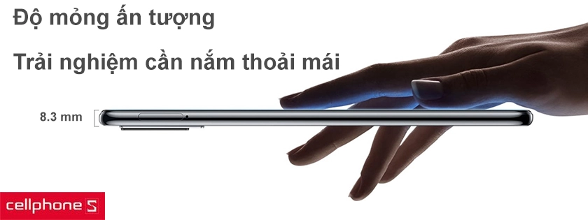 Thiết kế năng động, mặt lưng gradient bắt kịp xu hướng