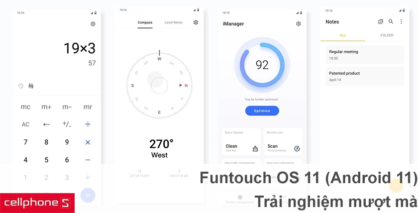 Trải nghiệm một Android mượt mà hơn với Funtouch OS 11